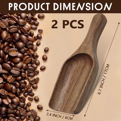 Wooden Coffee Scoop, 6.3 Inch