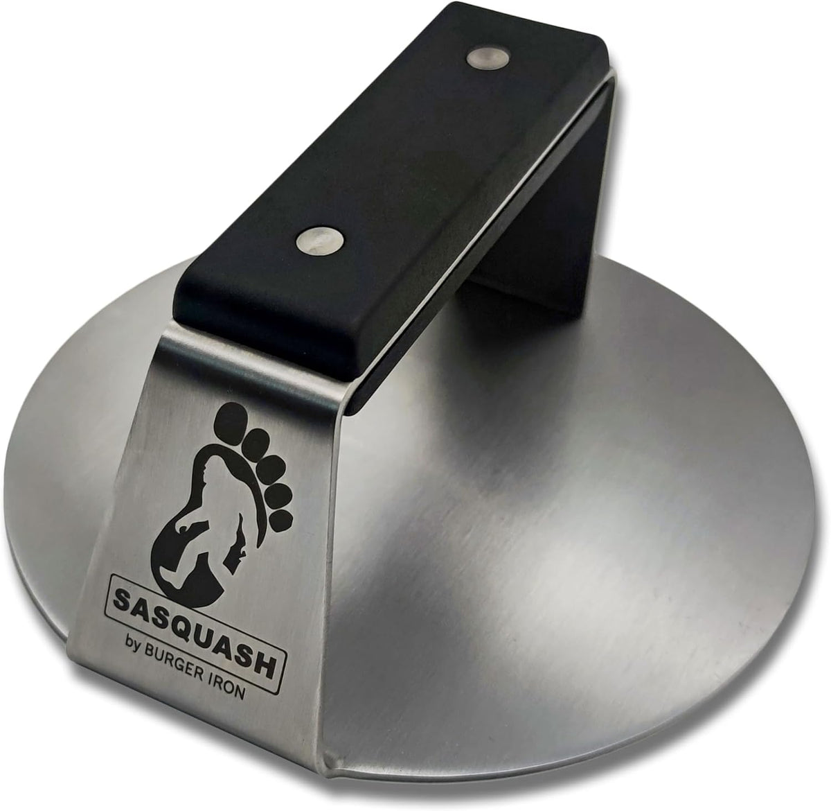 Sasquash Burger Smasher - One Piece Fully Welded Smash Burger Press, 6 Inch