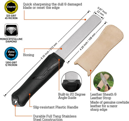 SHARPAL 181N Dual-Grit Diamond Sharpening Stone File