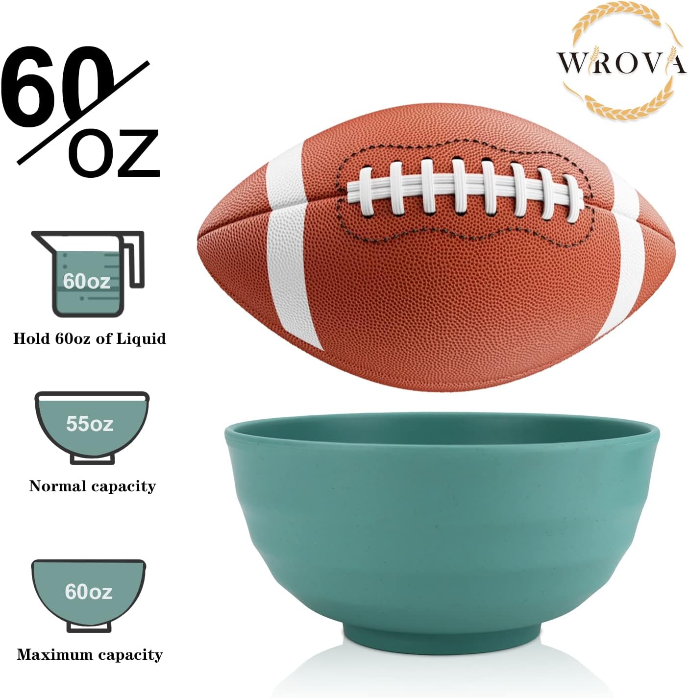 Wheat Straw Bowl Sets,8 PCS Unbreakable Cereal Bowl 26 OZ,Microwave and Dishwasher Safe Bowls,Bowl Sets for Camping and Picnic BPA Free Colorful Salad Bowls for Serving Soup,Oatmeal and Fruit Etc…