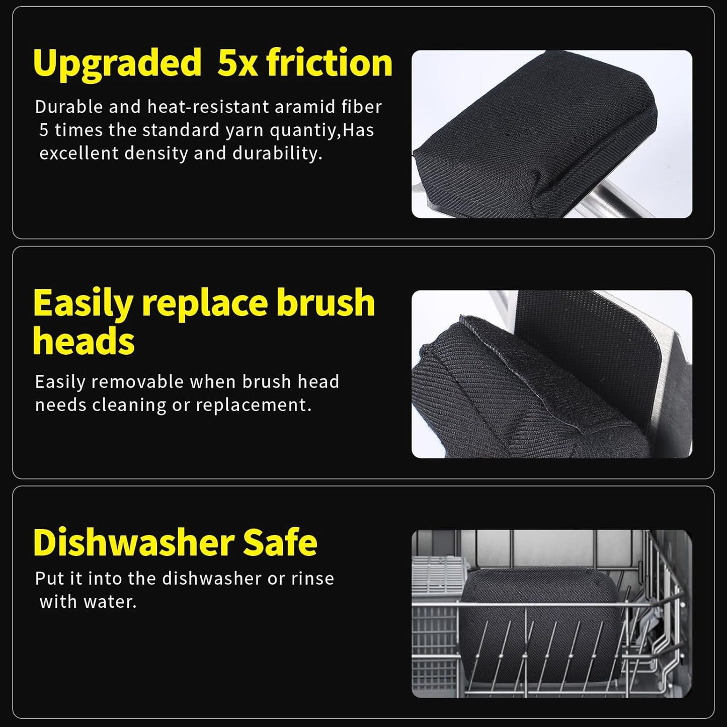 XUDAKAIXIN Bristle-Free Steam Grill Brush,No Bristle Shedding— Ultra Safe & Efficient BBQ Grill Cleaner for Outdoor Grill, for Men, Dad, or Any Grill Lover﻿
