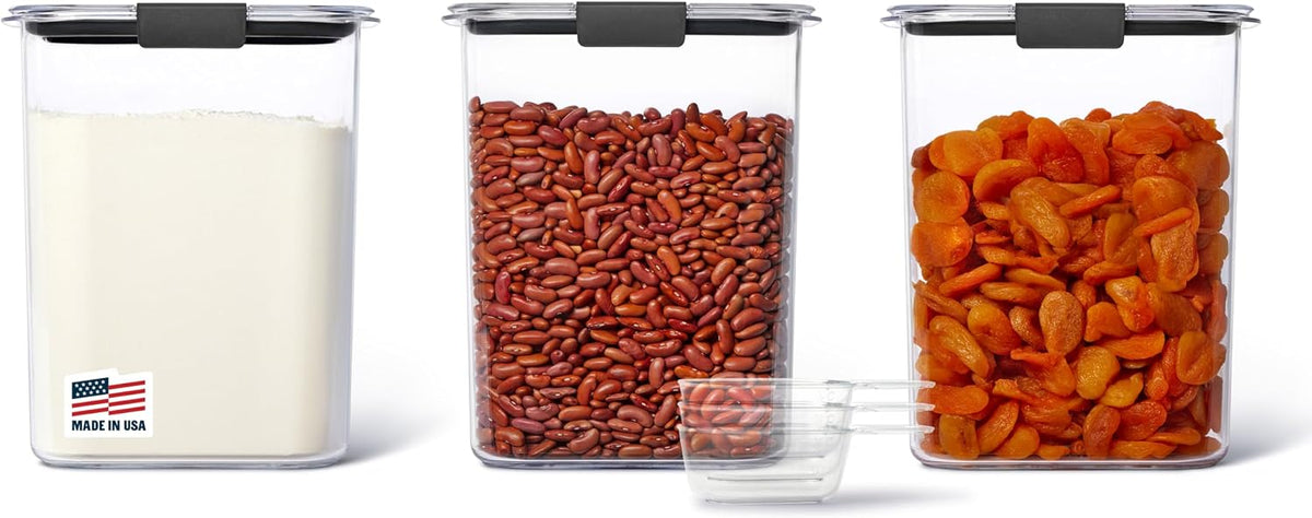 Rubbermaid Brilliance Pantry Airtight Food Storage Container, BPA-Free 7.8 Cup, Ideal for Brown Sugar - Efficient, Leak-Proof and Dishwasher-safe