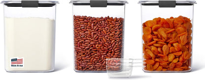 Rubbermaid Brilliance Pantry Airtight Food Storage Container, BPA-Free 7.8 Cup, Ideal for Brown Sugar - Efficient, Leak-Proof and Dishwasher-safe