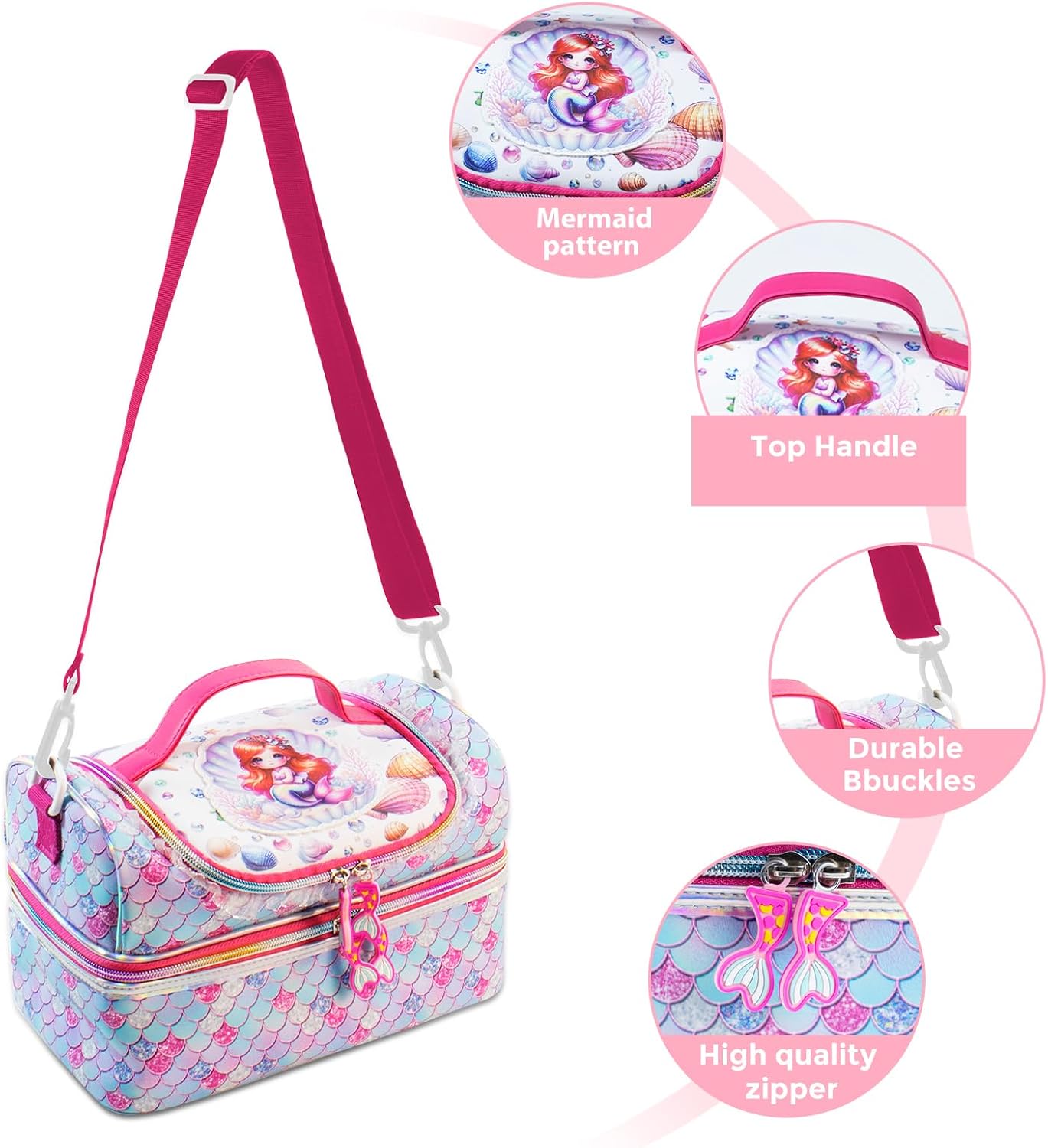 RLGPBON Lunch Bag Kids,Boys Lunch Box,Space Lunch Bag Toddler Teen Boys,School Daycare Cute Travel bags