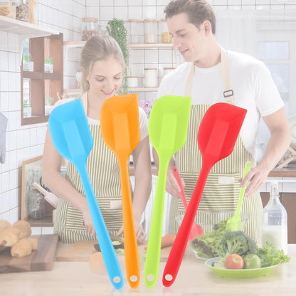 Silicone Spoon Spatula Set Food Grade Kitchen Utensils Heat Resistant