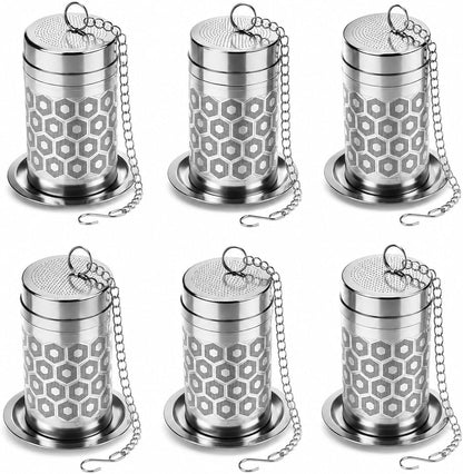 6 Pack Tea Infuser for Loose Leaf Tea, Stainless Steel Tea Strainer, 2.2 oz