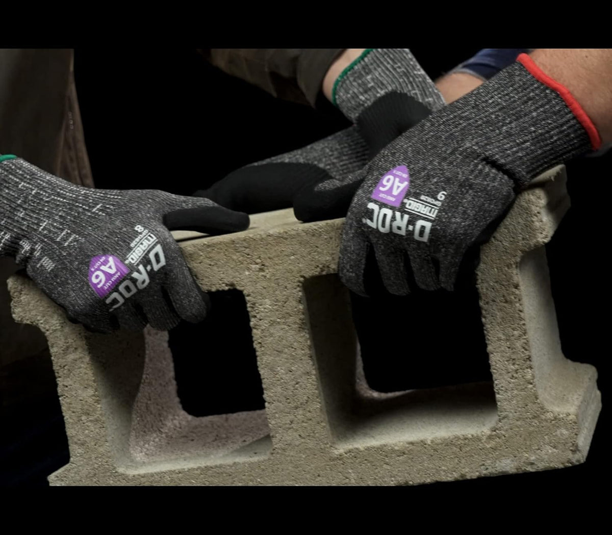 MAGID D-ROC ANSI A6 Cut Level Work Gloves, 1 Pair, GPD820