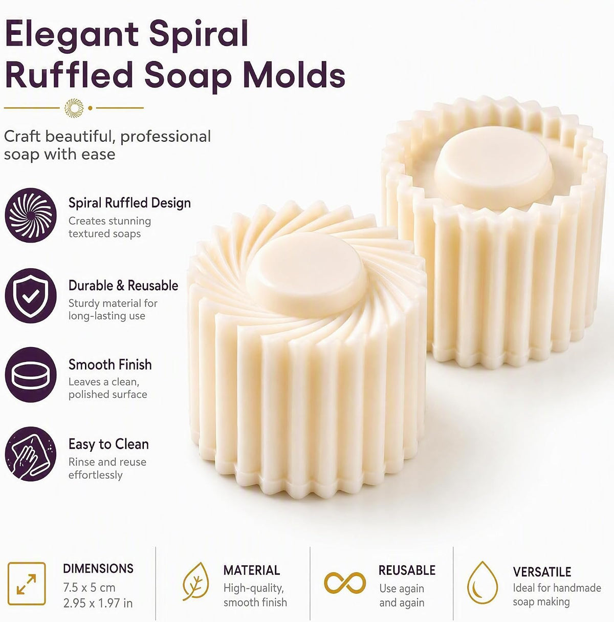 Sunflower-Patterned Round Hand-Press Mooncake Mold for DIY Cookie Mooncake