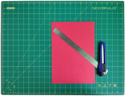 NEWBRAUG 36'' × 48'' Large Self Healing Cutting Double Sided 5-Ply Mat, Big Cutting Board for Rotary Cutting, Quilting, Sewing, Craft, Fabric & Scrapbooking(Green/Black)