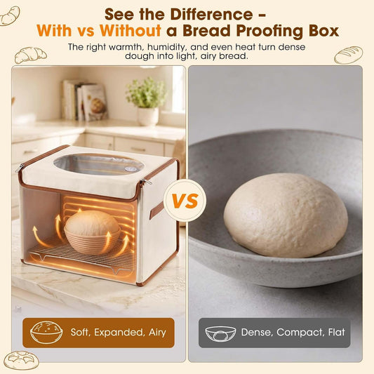 Bread Proofing Box, Folding Bread Proofing Box for Sourdough