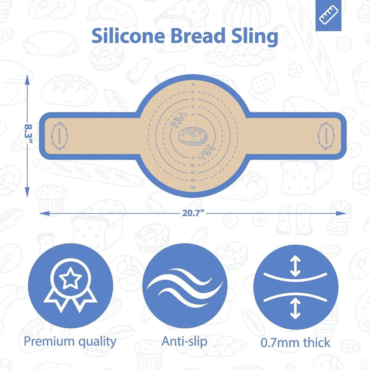 Silicone Baking Mat, Nonstick & Reusable