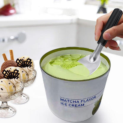 Ice Cream Spade - Stainless Steel Flat Ice Cream Paddle, Scooper for Hard or Creamy Dessert Spade Butter Cutter