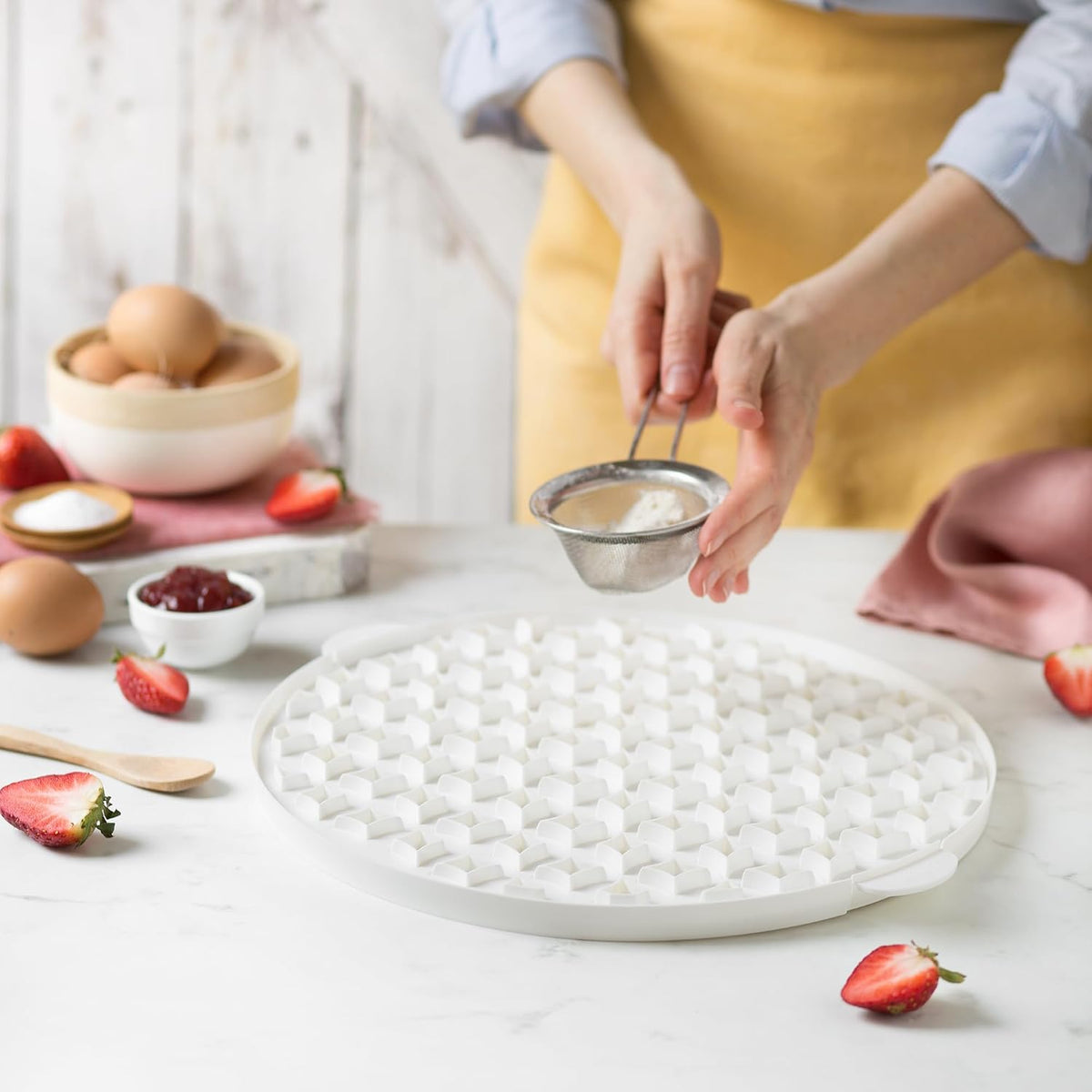 Decora Lattice Crust Cutter, White, 30 cm