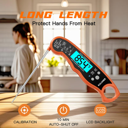 KULUNER Digital Instant Read Meat Thermometer for Cooking, Food,Grill