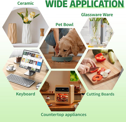 Non-Slip Cutting Board Mat, 2 Pack 10" x 15" Clear Anti-Slip Cutting Board Mat for Home Cooks and Chefs, Safety Grip Mat Under Kitchen Cutting Boards, Dishwasher Safe Great as Drawer Liners