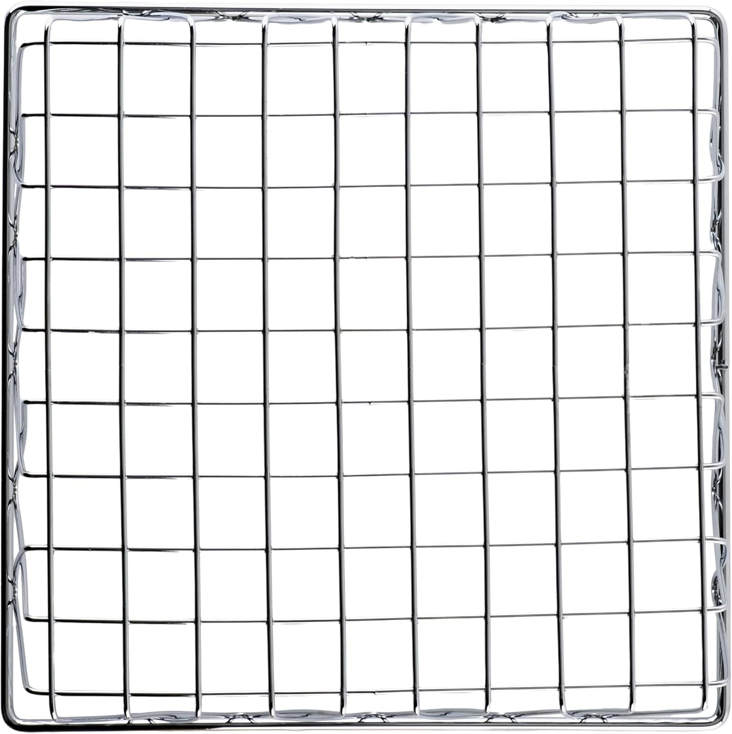 G.E.T. WB-315-MG Heavy Duty Iron Wire Utility Storage Basket/Bin with Handles, 11" x 8" x 8"
