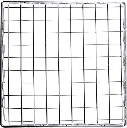 G.E.T. WB-315-MG Heavy Duty Iron Wire Utility Storage Basket/Bin with Handles, 11" x 8" x 8"