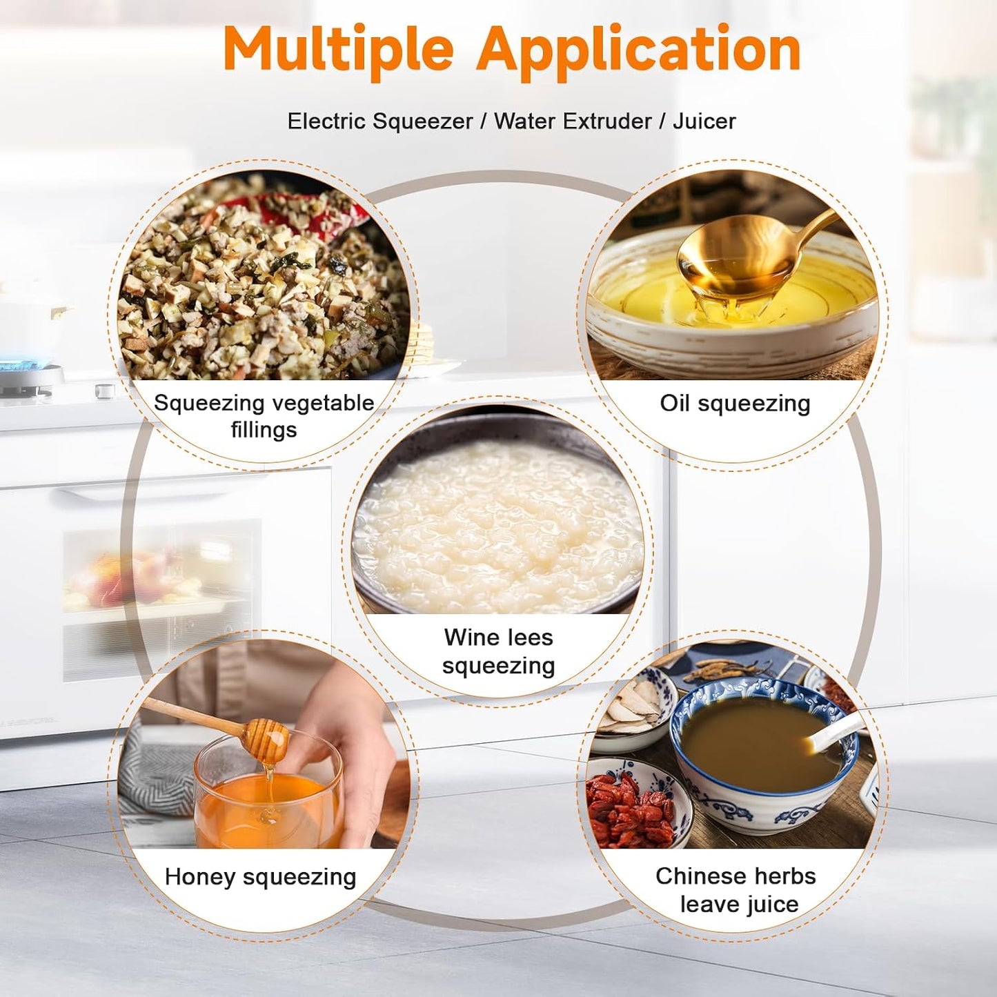 JIAWANSHUN Electric Commercial Salad Spinner Large Inner Capacity 12L(8kg Vegetable), 110V Stainless Steel Lettuce Spinner Vegetable Dryer for Canteens Hotels and Restaurants, One Key Switch