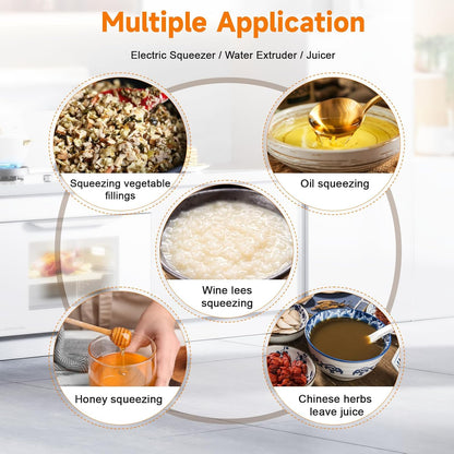 JIAWANSHUN Electric Commercial Salad Spinner Large Inner Capacity 12L(8kg Vegetable), 110V Stainless Steel Lettuce Spinner Vegetable Dryer for Canteens Hotels and Restaurants, One Key Switch