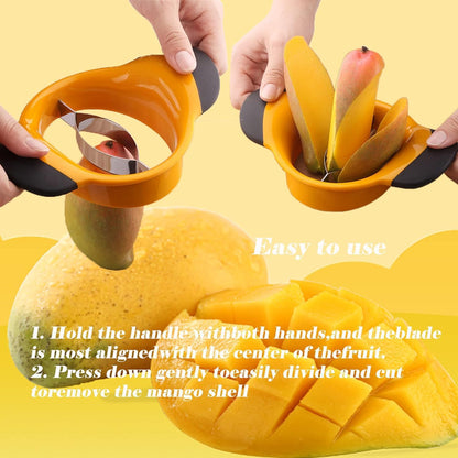 Mango Cutter Tool Mango Seed Remover Stainless Steel Blade Mango Corer