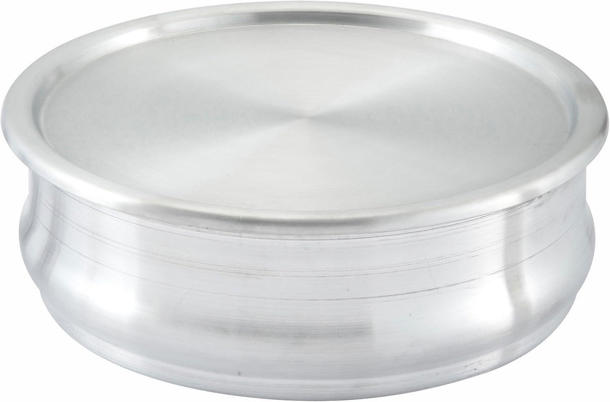 Winco 96 oz Stackable Aluminum Dough Pan
