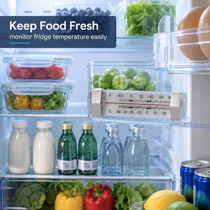 2 Pack Fridge Refrigerator Freezer Thermometer for Kitchen,Restaurant
