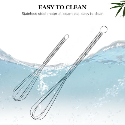NileHome 3-Pack Stainless Steel Whisk Set, Kitchen Utensils for Cooking