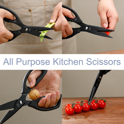 Heavy Duty Kitchen Shears Come Apart Kitchen Scissors with Serrated Blades