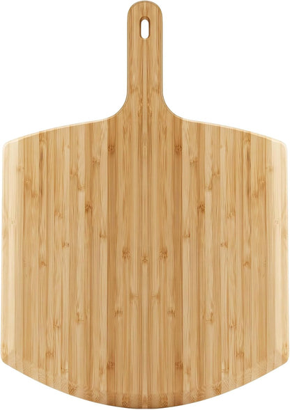 Pizza Peel 12 inch 2pack Bamboo Wood Pre Paddle Spatula Turner for Oven