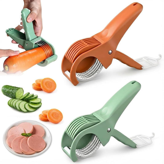 Banana Strawberry Slicer 2 Pcs Green Red