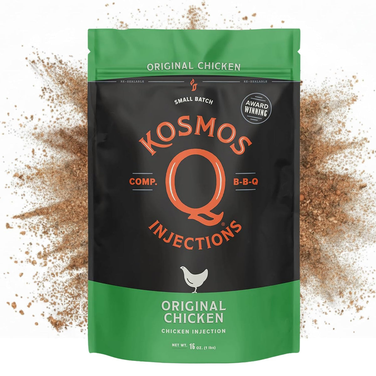 Kosmos Q Original BBQ Pork Injection, Meat Marinade, 16 Oz