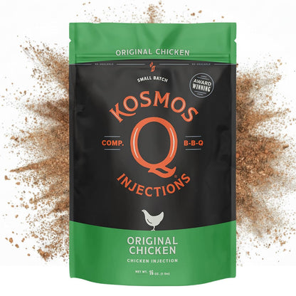 Kosmos Q Original BBQ Pork Injection, Meat Marinade, 16 Oz