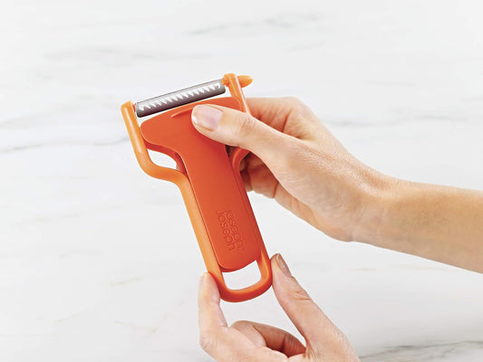 Joseph Joseph SafeStore Peeler, One Size, Orange