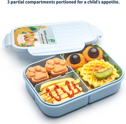 MISS BIG® Bento Box,Bento Box Adult,Lunch Box,Leak Proof Lunch Containers,No BPAs and No Chemical Dyes Bento Lunch Box,Dishwasher and Microwave Safe Lunch Containers for Adults(1900ml Gray)