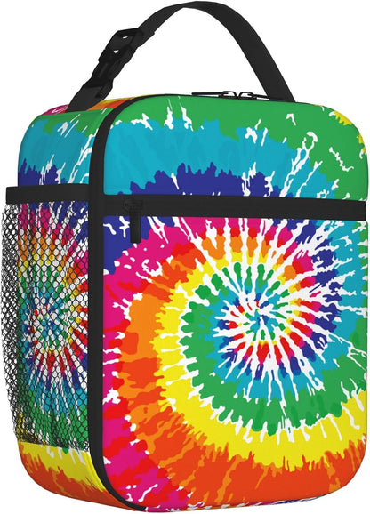 Dinosaur Volcano Insulated Lunch Bag for Women & Men, Reusable Leak-Proof Lunch Box with Cooler Compartment, Lunch Tote for Adults Work Travel Picnic Durable & Washable
