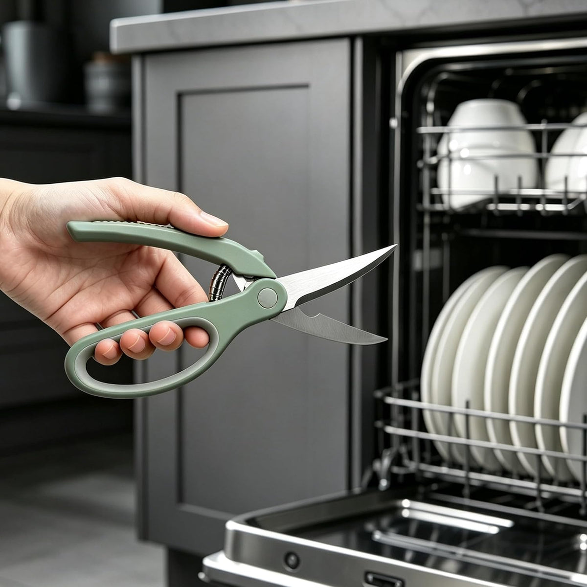 Linoroso Poultry Shears with Magnetic Holder Kitchen Shears Heavy Duty