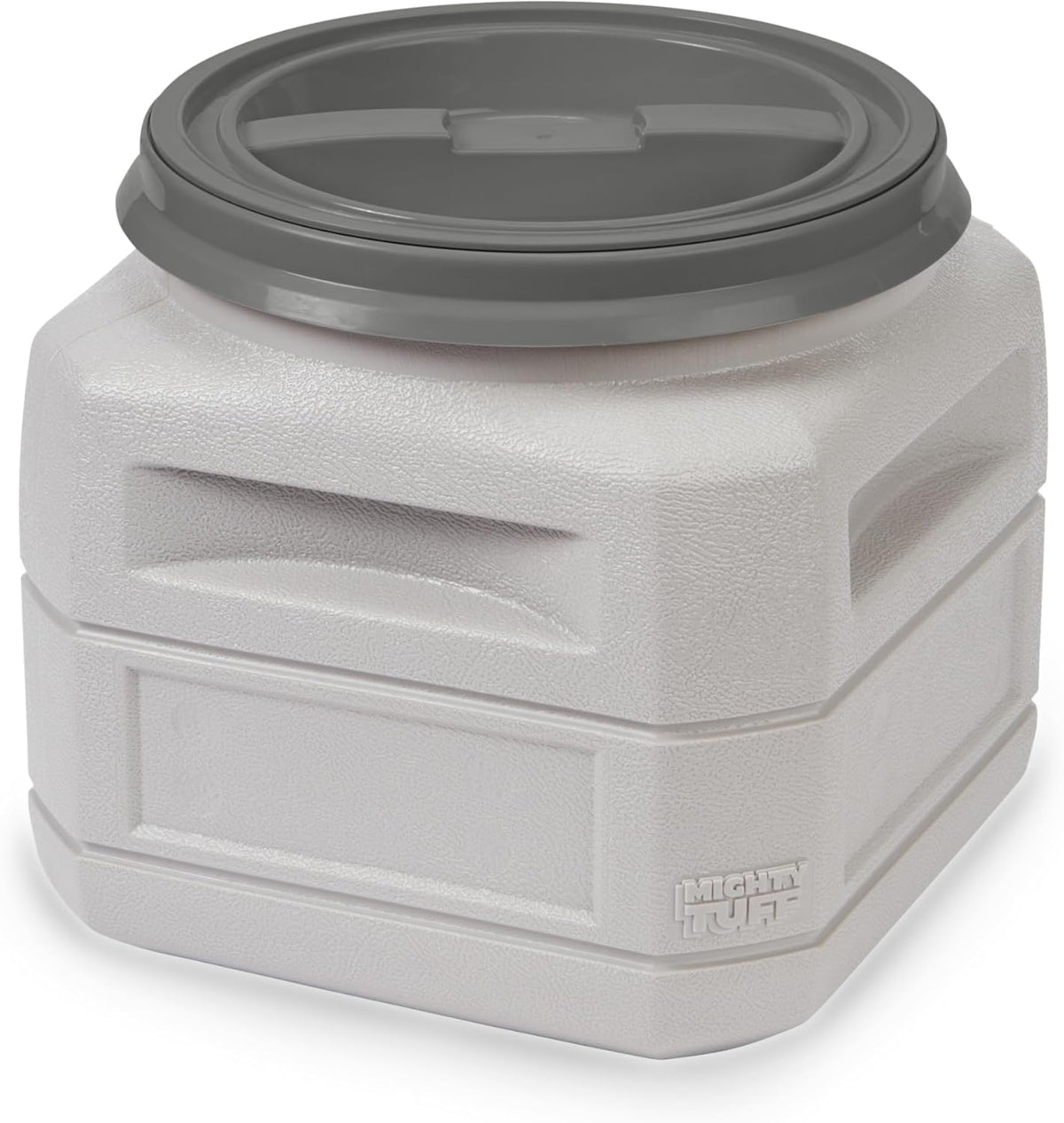 Mighty Tuff Airtight Dog Food Storage Container – 13 Gal, up to 54 lb Capacity – Cat and Dog Food Container with Twist Lid & Handles – BPA-Free, Made in USA