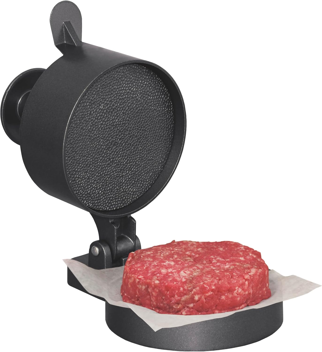 Weston Burger Press, Makes 4 1/2" Diameter Patties for Hamburger, Crab Cakes, Sausage, 1/4lb to 3/4lb, Single, Non-stick Heavy-Duty Cast Aluminum (07-0301)