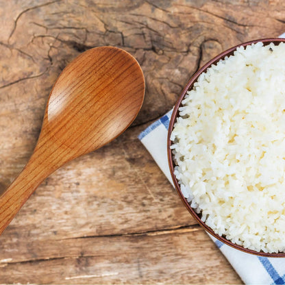 Patelai 9 Inch Wooden Rice Serving Spoons with Long Handle