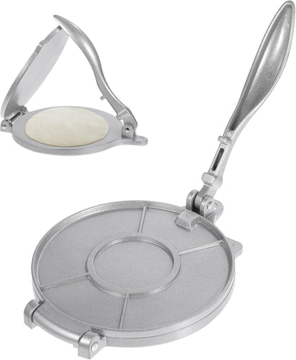 YARNOW Tortilla Press 6.49 inch Aluminum Alloy Dough Press Machine for Flour Tortillas Empanadas Pie Shells Dumplings and Flatbreads Kitchen Tool for Home Cooking