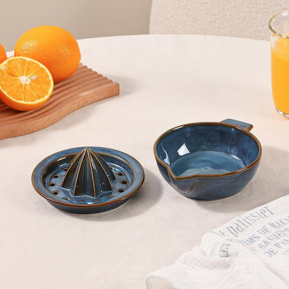 Ceramic Citrus Lemon Orange Juicer Manual Squeezer, Hand Juicer Reamer