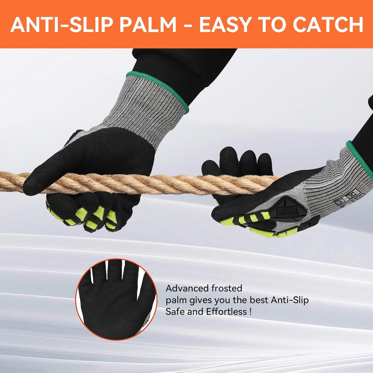 Safety Work Gloves,Impact Gloves for Men Women