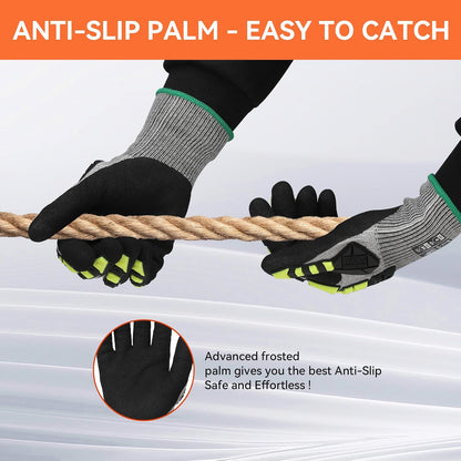 Safety Work Gloves,Impact Gloves for Men Women
