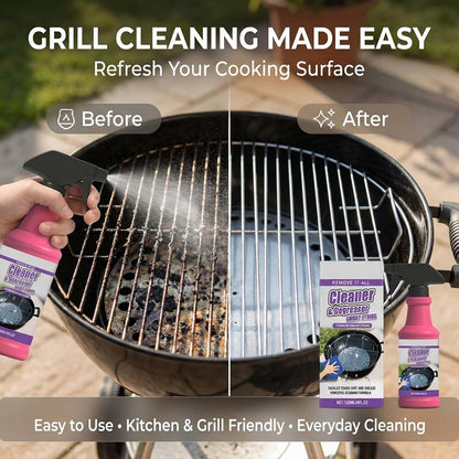 Fast-Acting Heavy-Duty Grill Degreaser Spray, Heavy-Duty BBQ grill Degreaser Spray