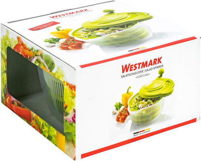 Westmark Germany Vegetable and Salad Spinner with Pouring Spout (Red/Clear)