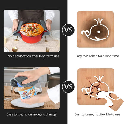 Joyhalo 4 Pack Trivets for Hot Dishes