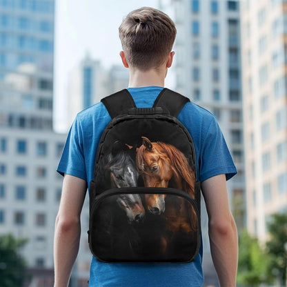 Cute Capybara Pizza Backpack for Girls, 5 Pcs Boys School Bag Set for Kids, 17 Inch Backpacks Lunch Pencil Box Reusable Utensils Case Set for Middle Elementary School, 3rd Grade Backpack