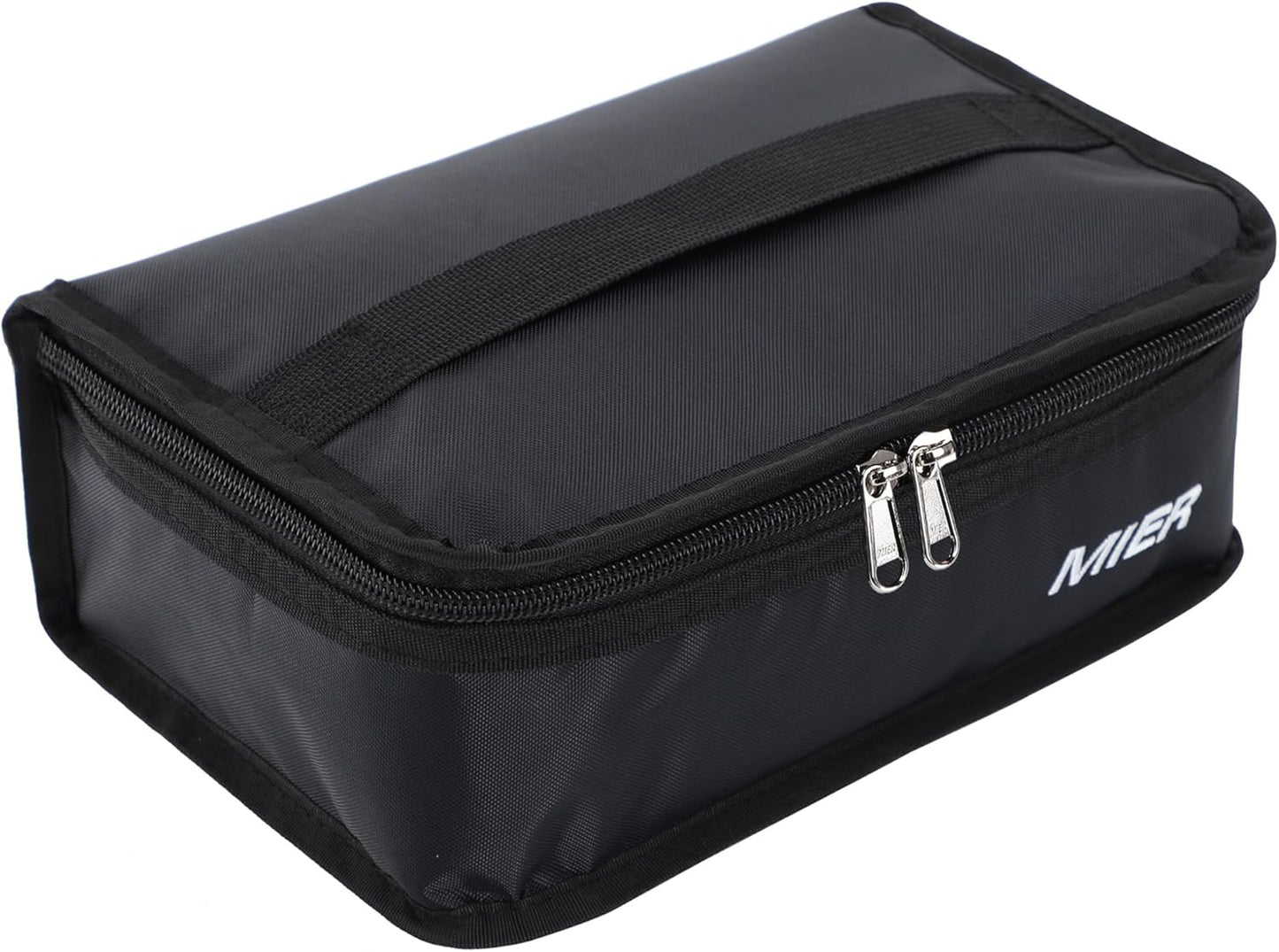 MIER Small Lunch Bag for Kids & Adults Compact Insulated Lunch Box Portable Thermal Mini Cooler for Work School Travel, Bluesteel