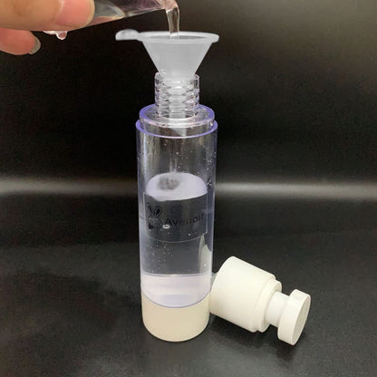 Avenoir Refillable Funnels for Lotion & Shampoo, 3 Colors