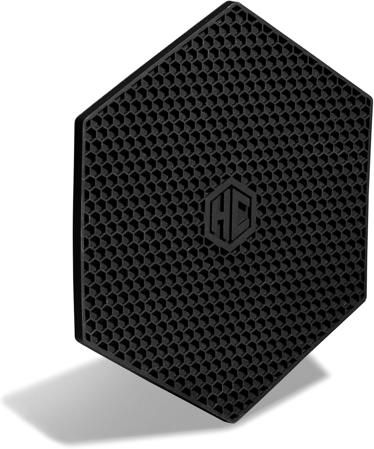 HexClad 2 Pack Black Hexagonal Silicone Trivets Nonslip Hot Pads